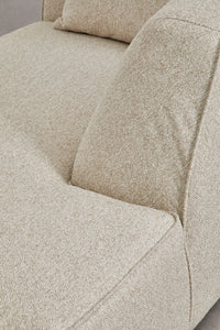 Modulinė sofa KARDENA su dešiniuoju gultu ir pufu – formos linijos