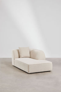 Modulinė sofa KARDENA su dešiniuoju gultu ir pufu – paviršiaus detalė