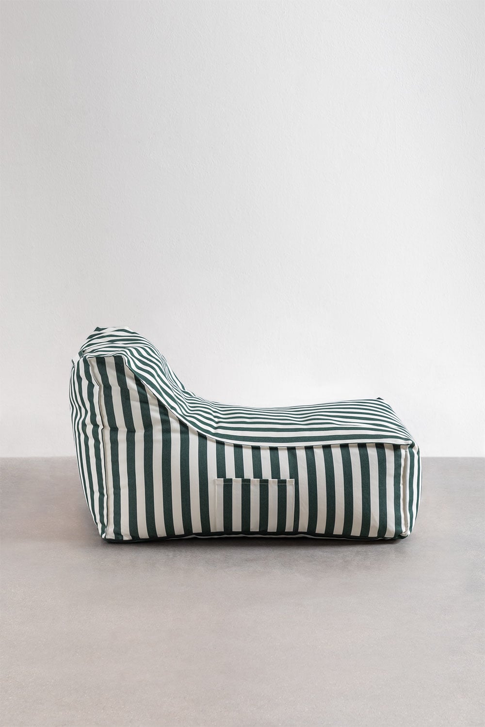 Lauko fotelis KARIO, žalias margas