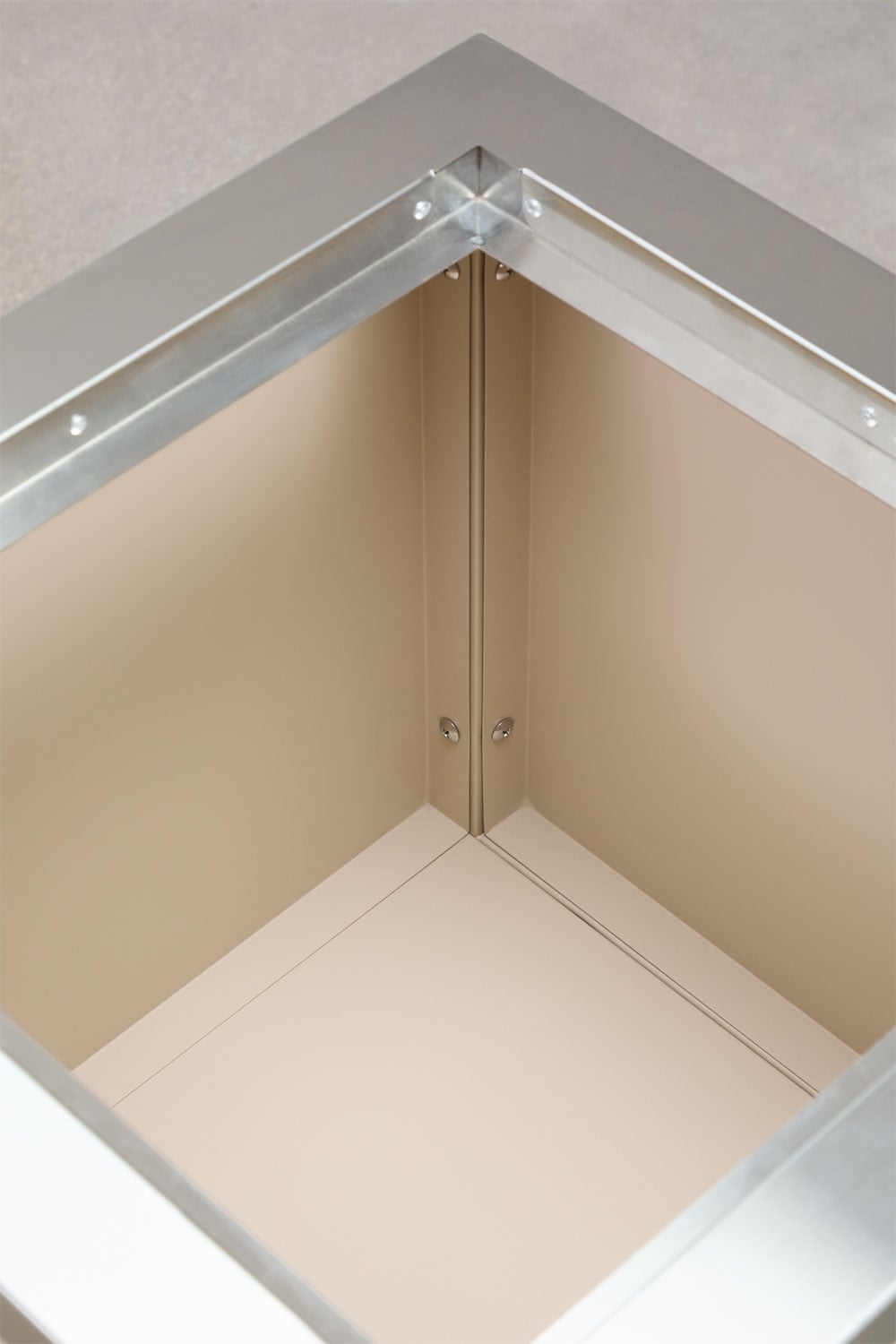 Corner outdoor kitchen CULINARA, five-piece, cream