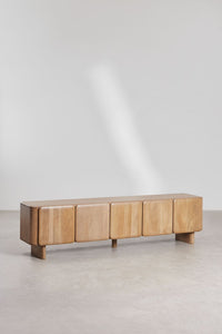 TV spintelė ZENEERO 215 cm vaizdas iš šono