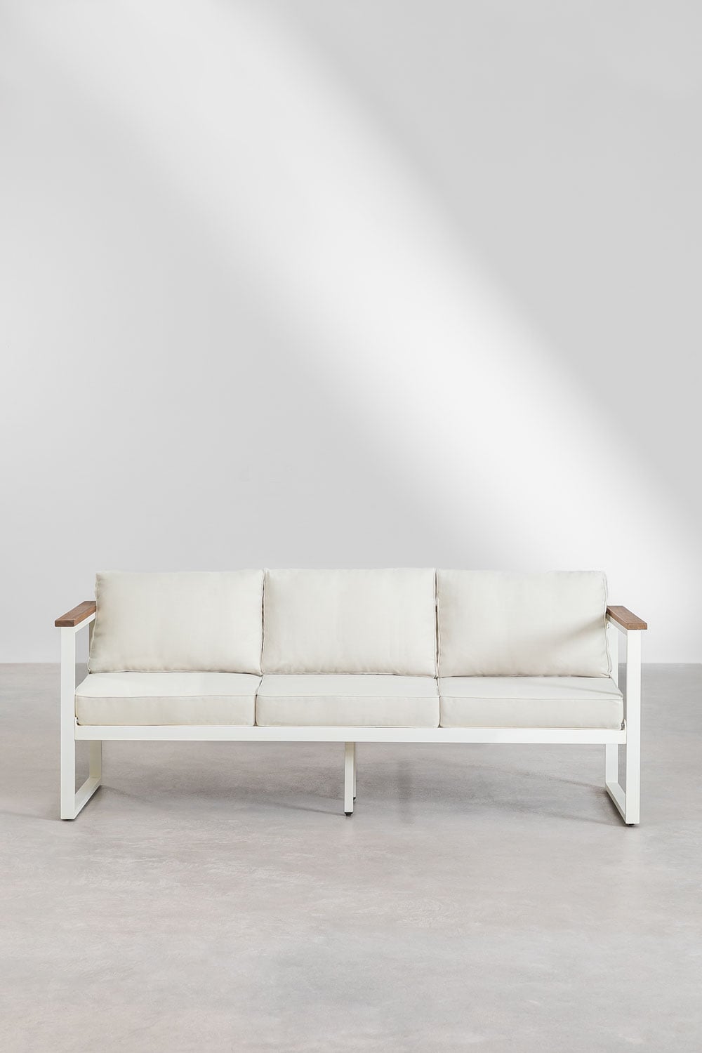 Sofa ALCANTO, three-seater, white
