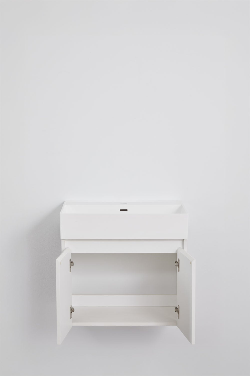 Vonios komplektas GENEVA, 60 cm, pakabinamas, baltas matinis