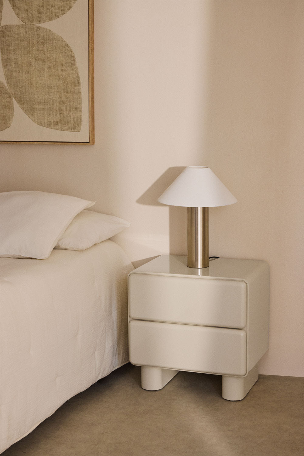 Bedside table KELOAR 50x40 cm, MDF