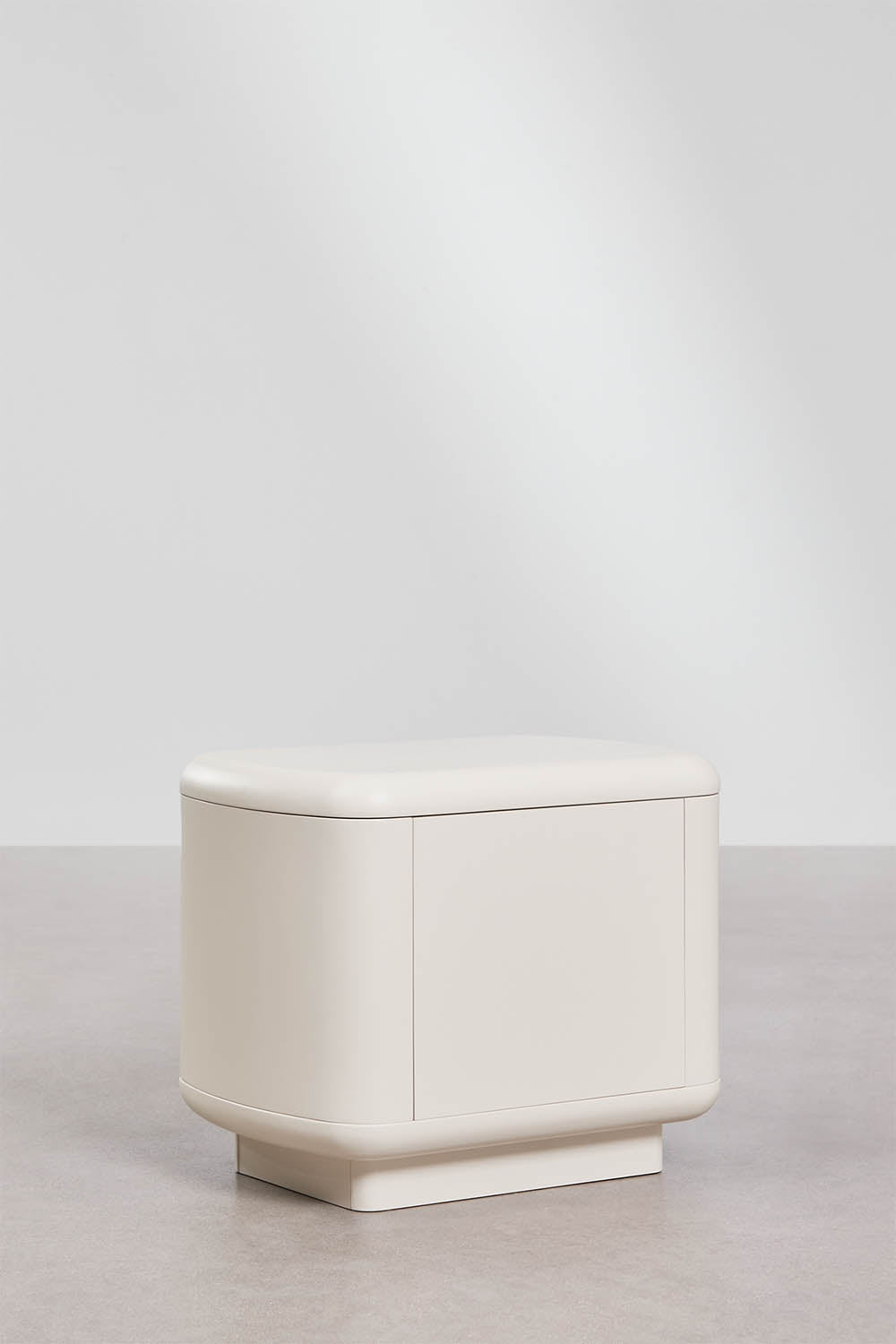Naktinis staliukas ERVALA, balta, 55×40 cm