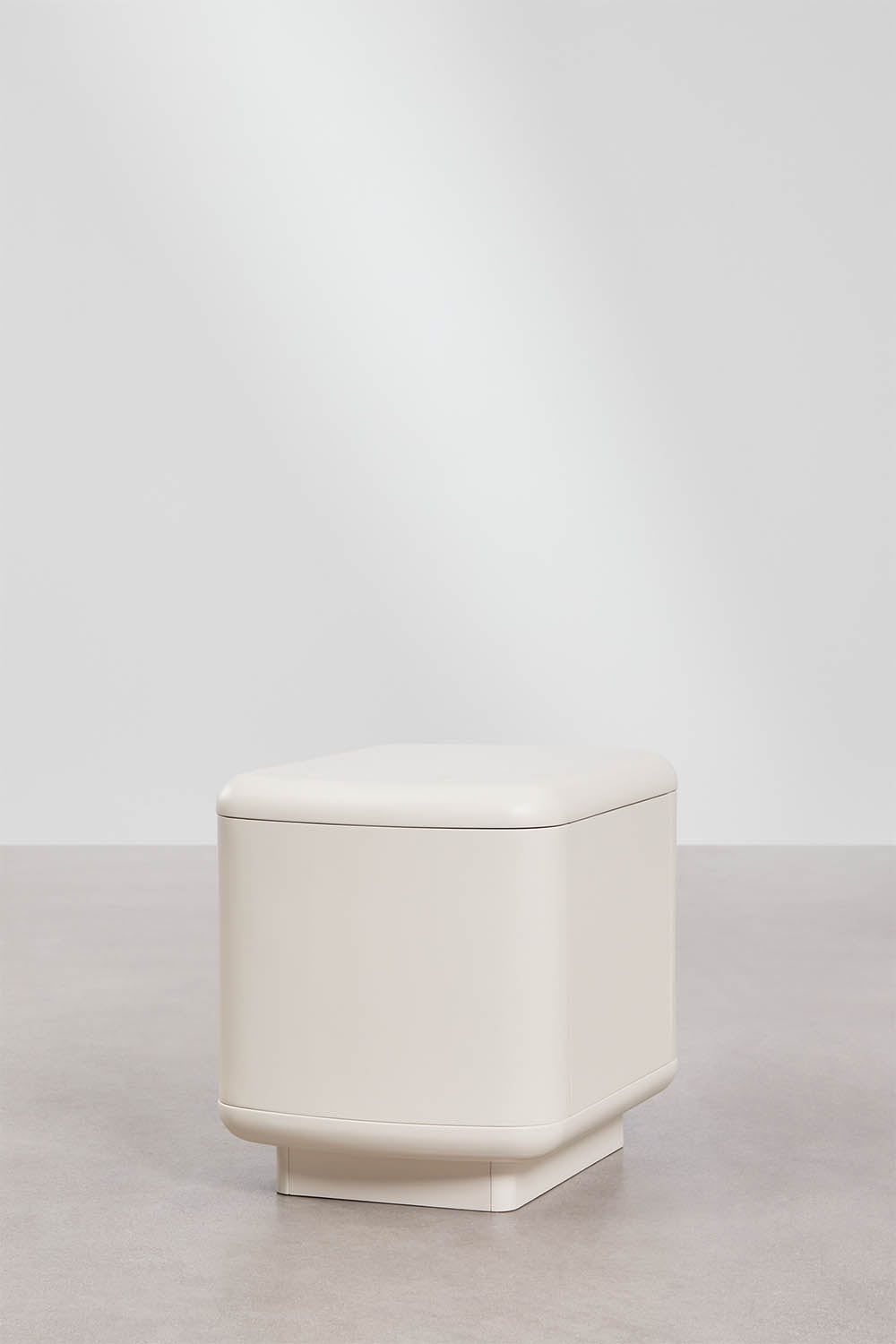 Naktinis staliukas ERVALA, balta, 55×40 cm
