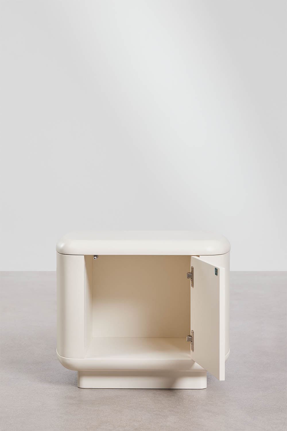 Naktinis staliukas ERVALA, balta, 55×40 cm