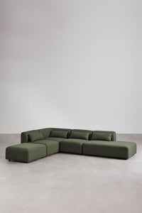Kampinė sofa FOGLERA iš priekio