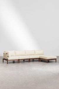 Modulinė sofa DZORELA, tamsi akacija spalva
