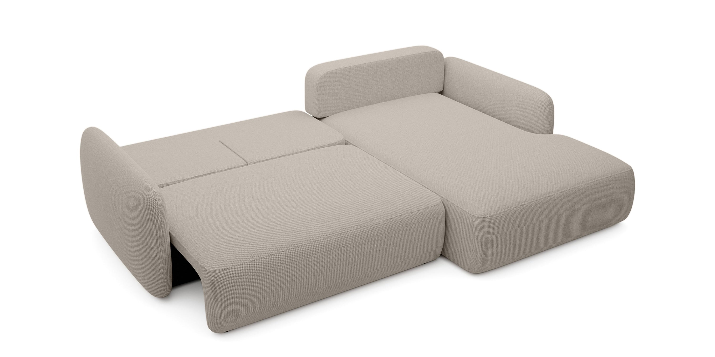 Kampinė sofa BILLY, smėlio pilka