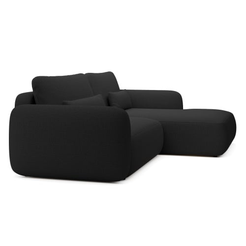 Kampinė sofa BILLY, juoda spalva