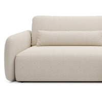 Kampinė sofa-lova MOSAICO, dešininė, smėlio, boucle