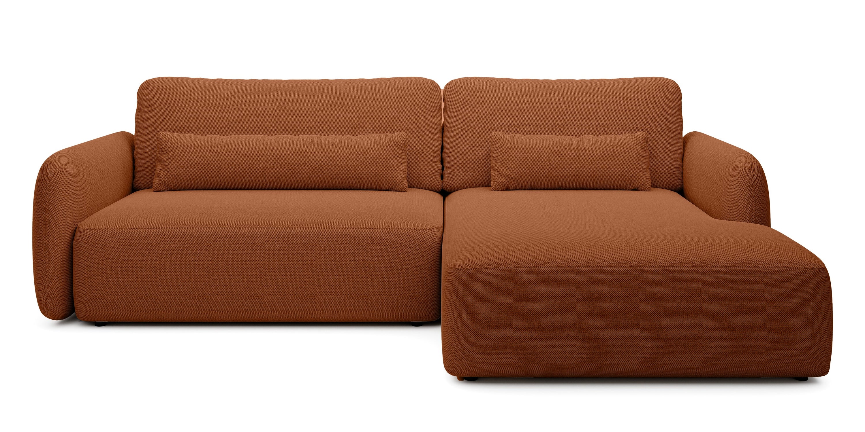 Kampinė sofa BILLY, vario spalva