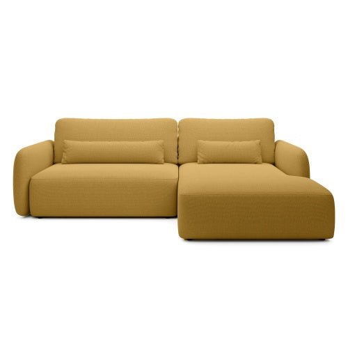 Kampinė sofa BILLY, garstyčių spalva