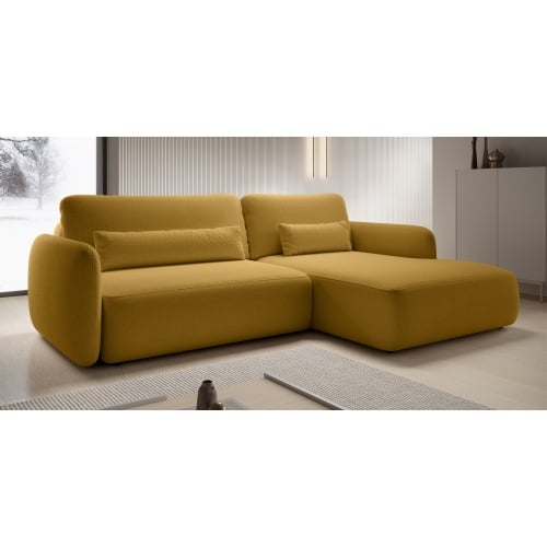 Kampinė sofa BILLY, garstyčių spalva
