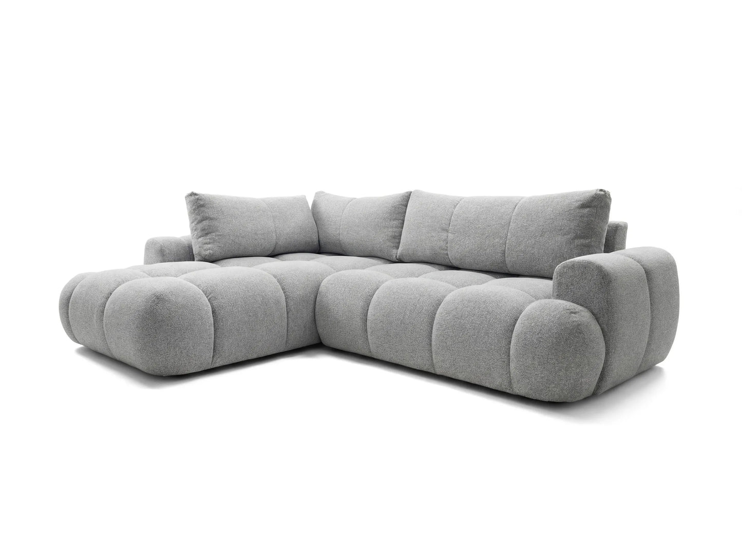Kampinė sofa SKYLAR LONG, pilka