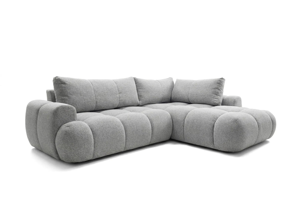 Kampinė sofa SKYLAR LONG, pilka