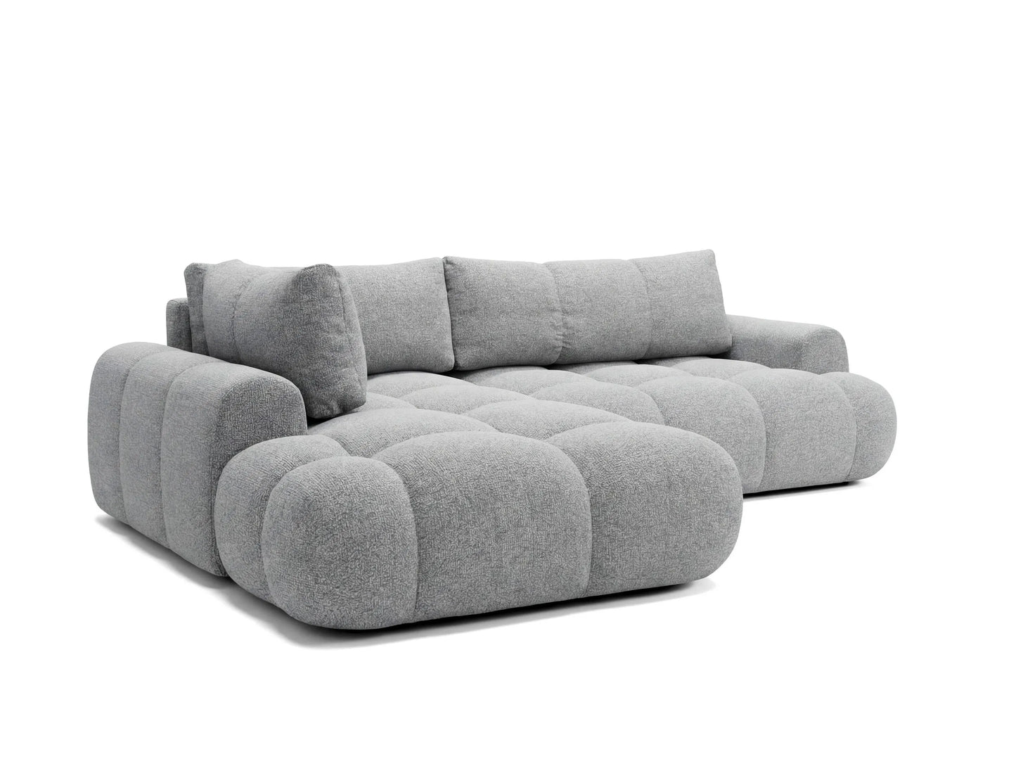 Kampinė sofa SKYLAR LONG, pilka