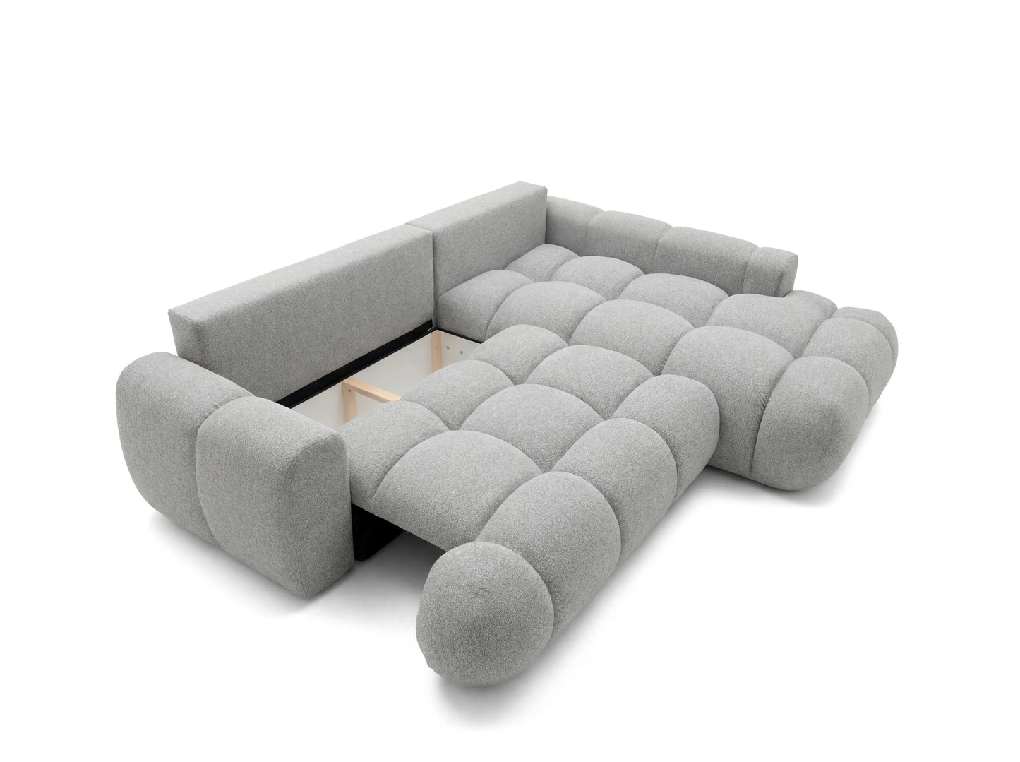 Kampinė sofa SKYLAR LONG, pilka