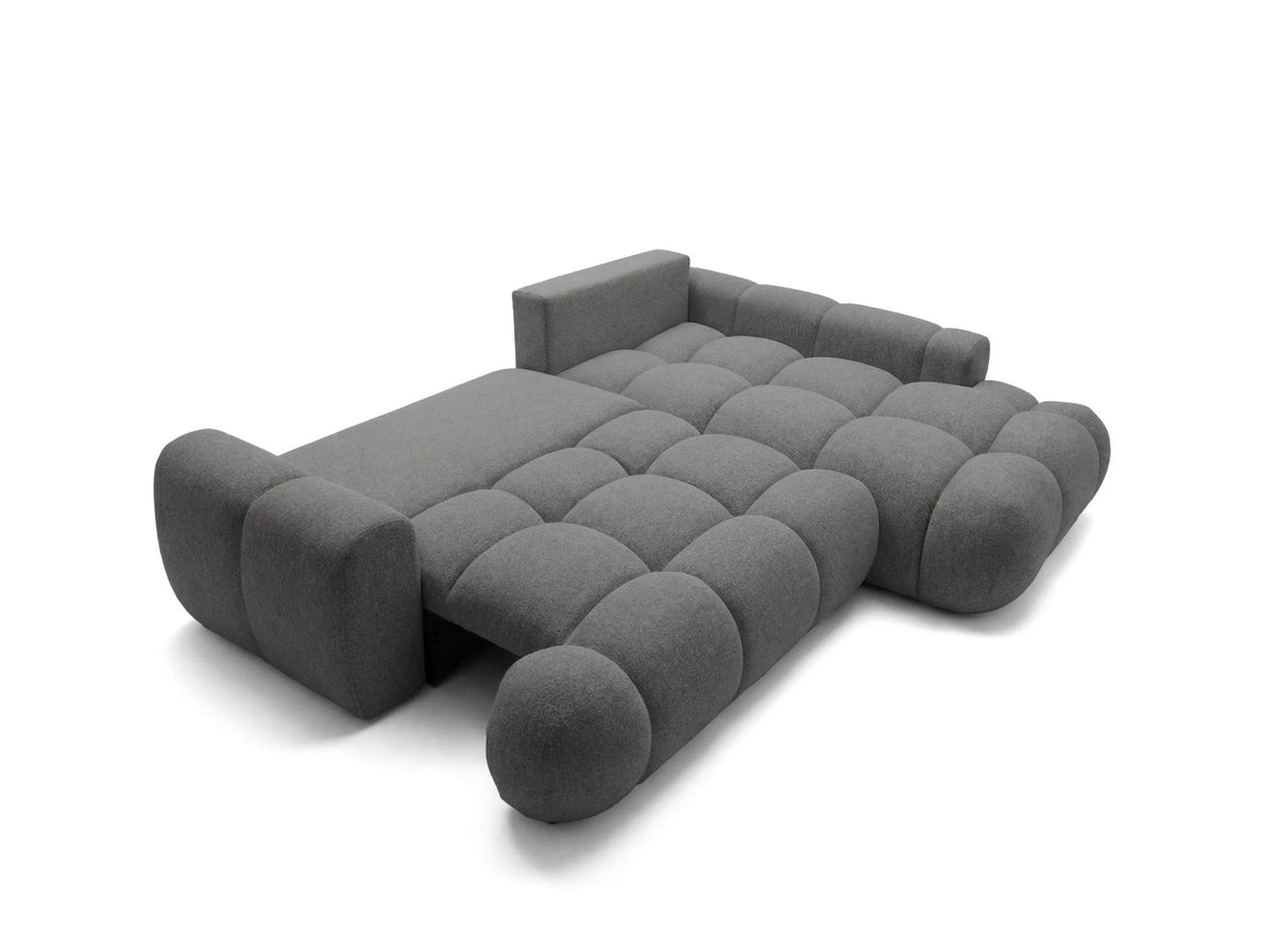 Kampinė sofa SKYLAR LONG, antracitas