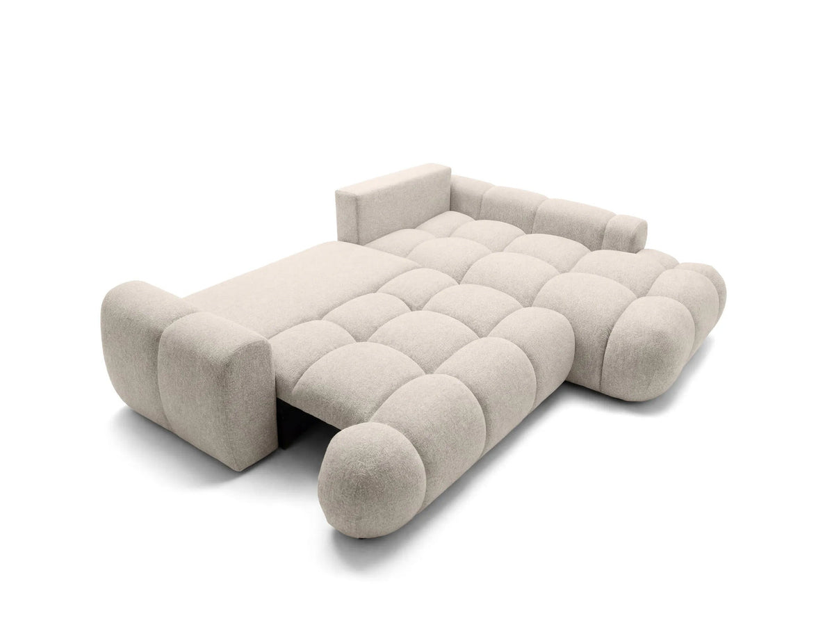 Kampinė sofa SKYLAR LONG, smėlio pilka