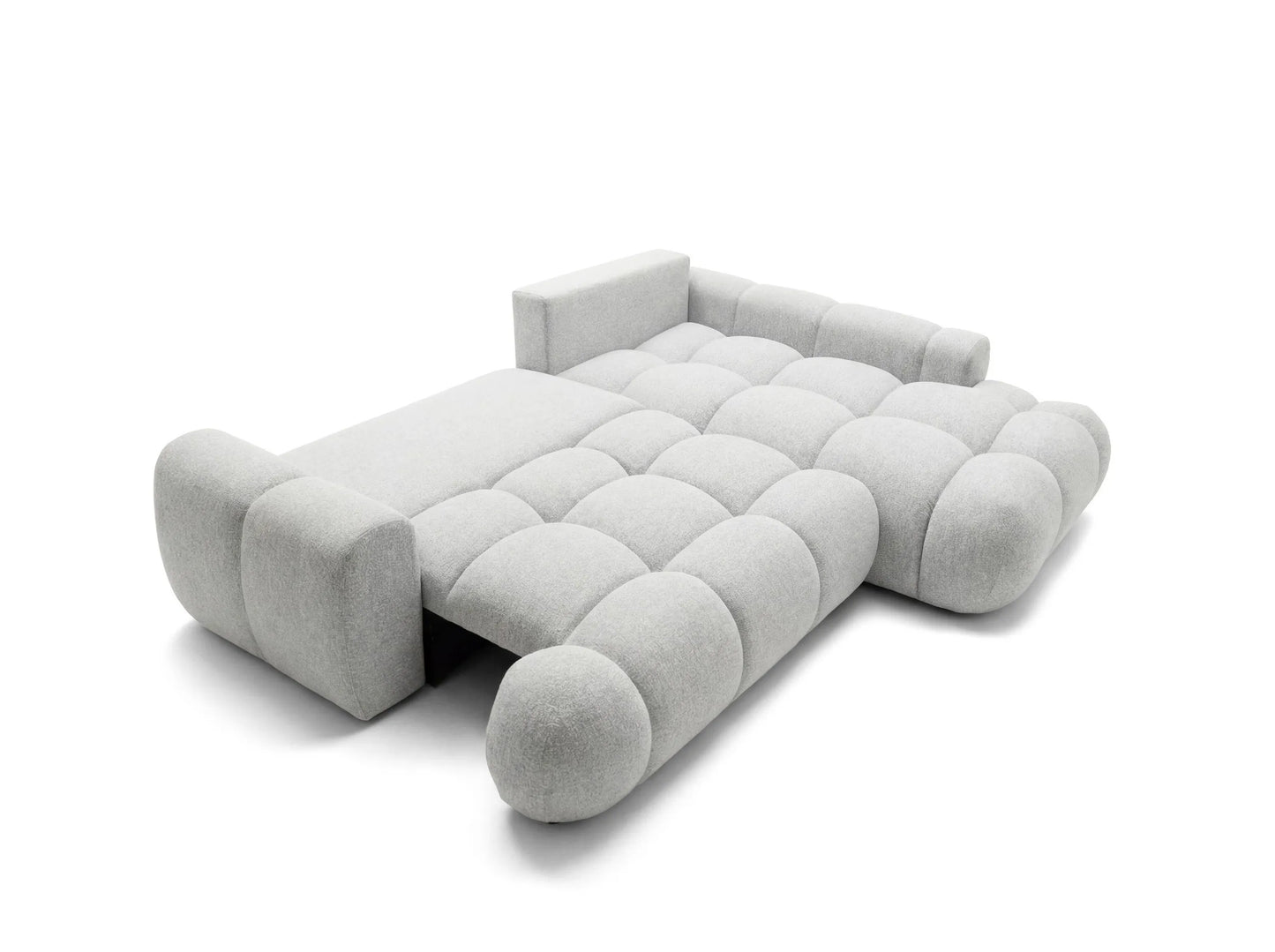 Kampinė sofa SKYLAR LONG, šviesiai pilka