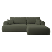 Kampinė sofa CORMAC, alyvuogių