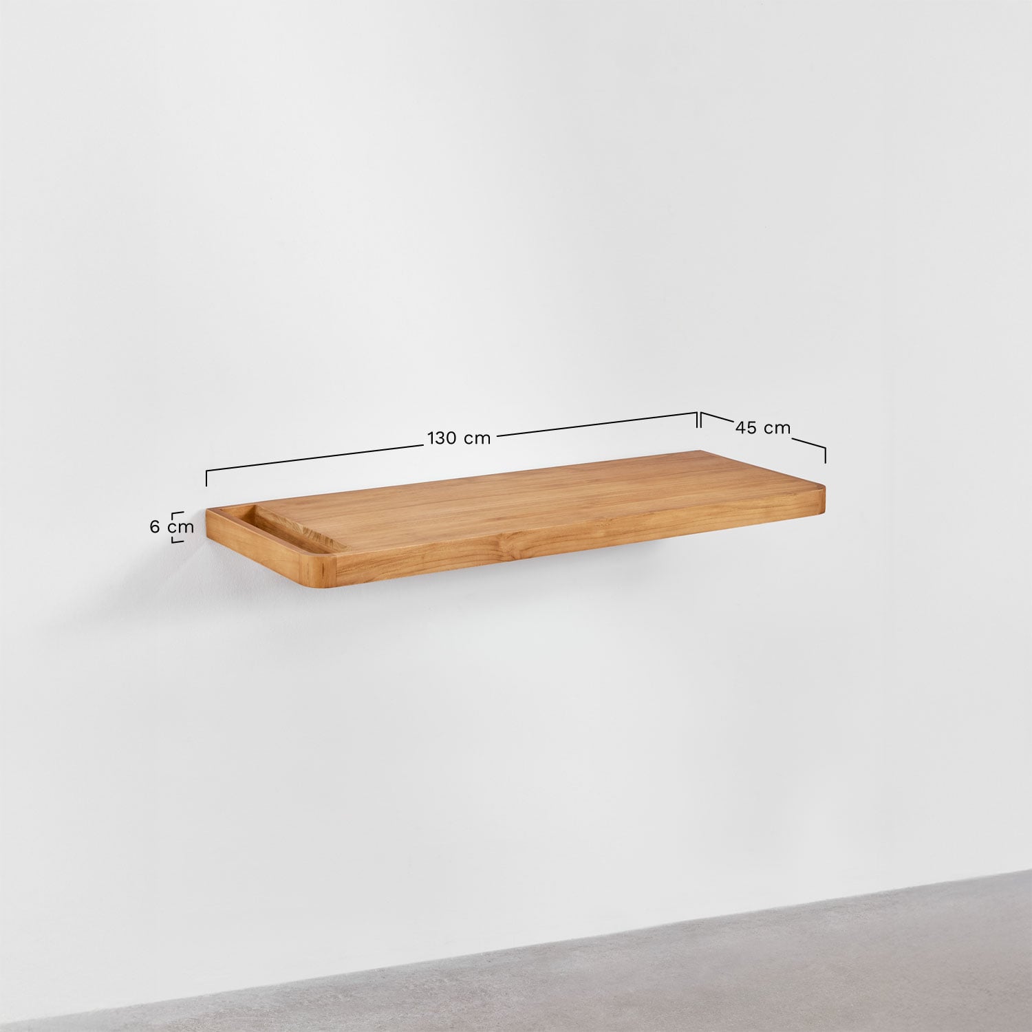Vonios baldų komplektas ZIVIORO 130x45 cm, tikmedis