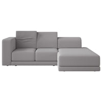 Kampinė sofa-lova NOVALS, pilka šenilas