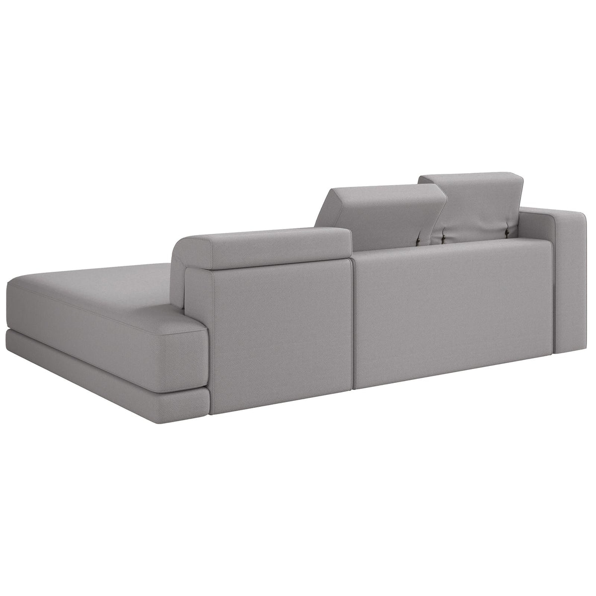 Kampinė sofa-lova NOVALS, pilka šenilas