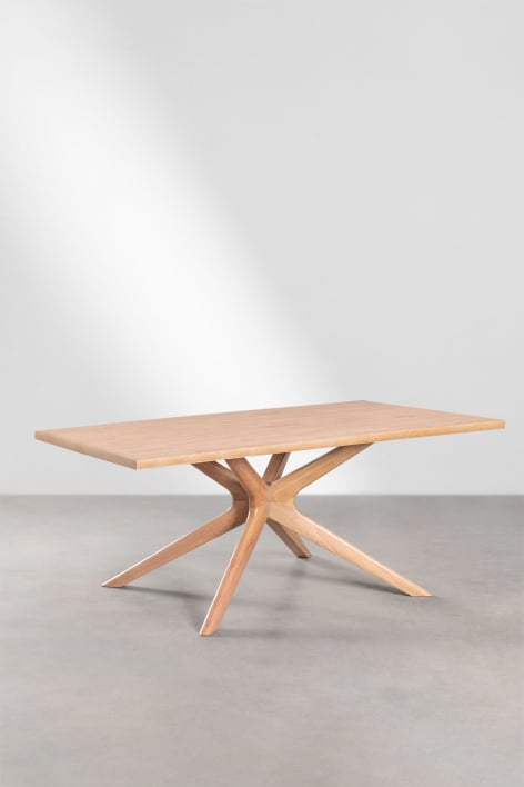 Apaļš pusdienu galds PALOARA Ø120 cm, MDF un kaučukoku finieris