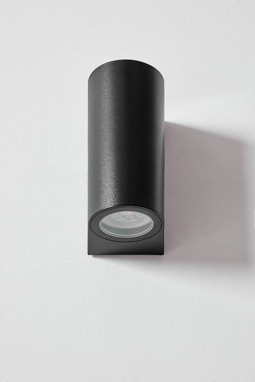 Āra sienas lampa XILVEN, melna, divpusēja