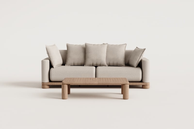 AKANTO set, sofa and coffee table