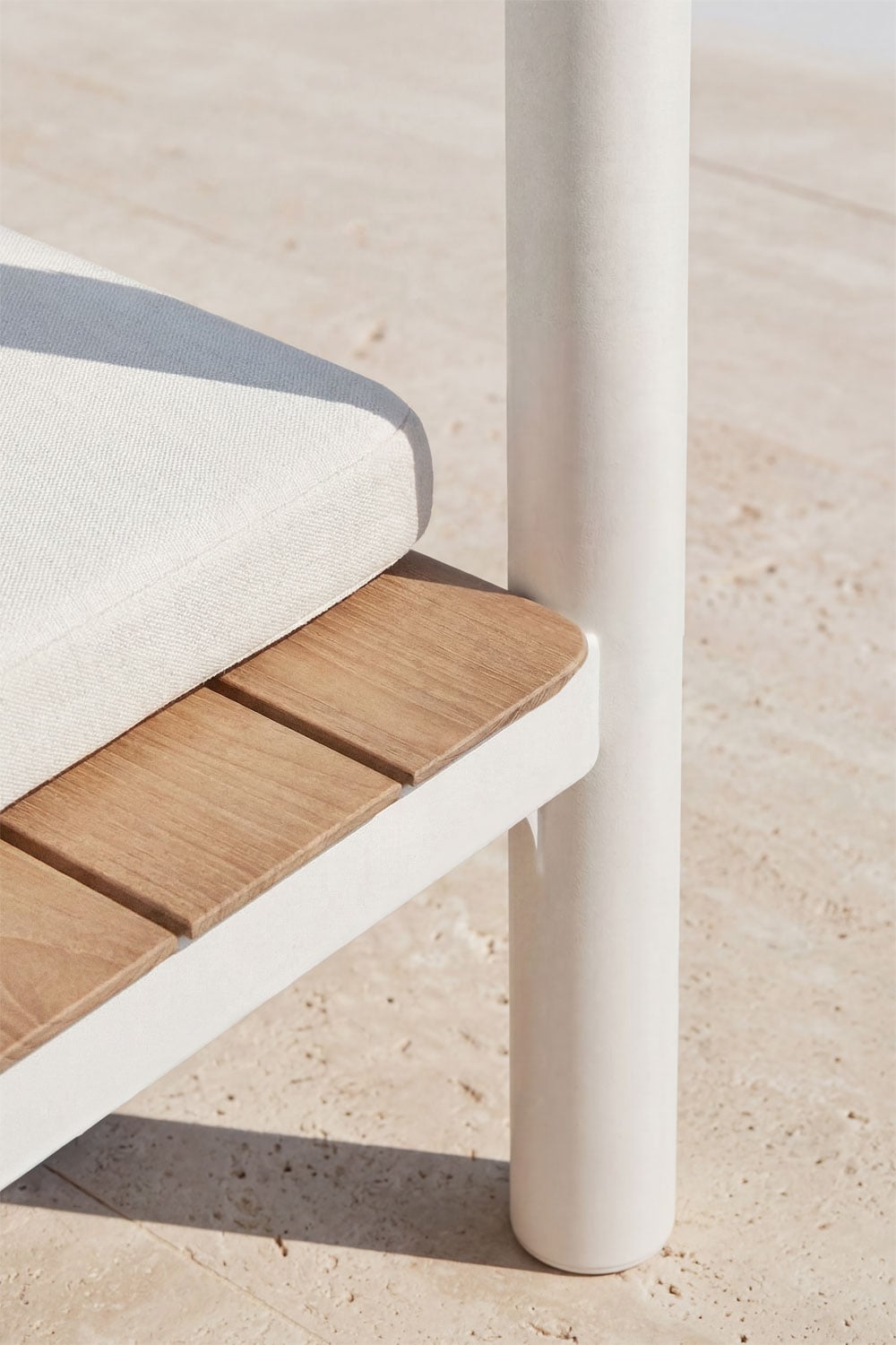 Sun Lounger SIRKA, double, white