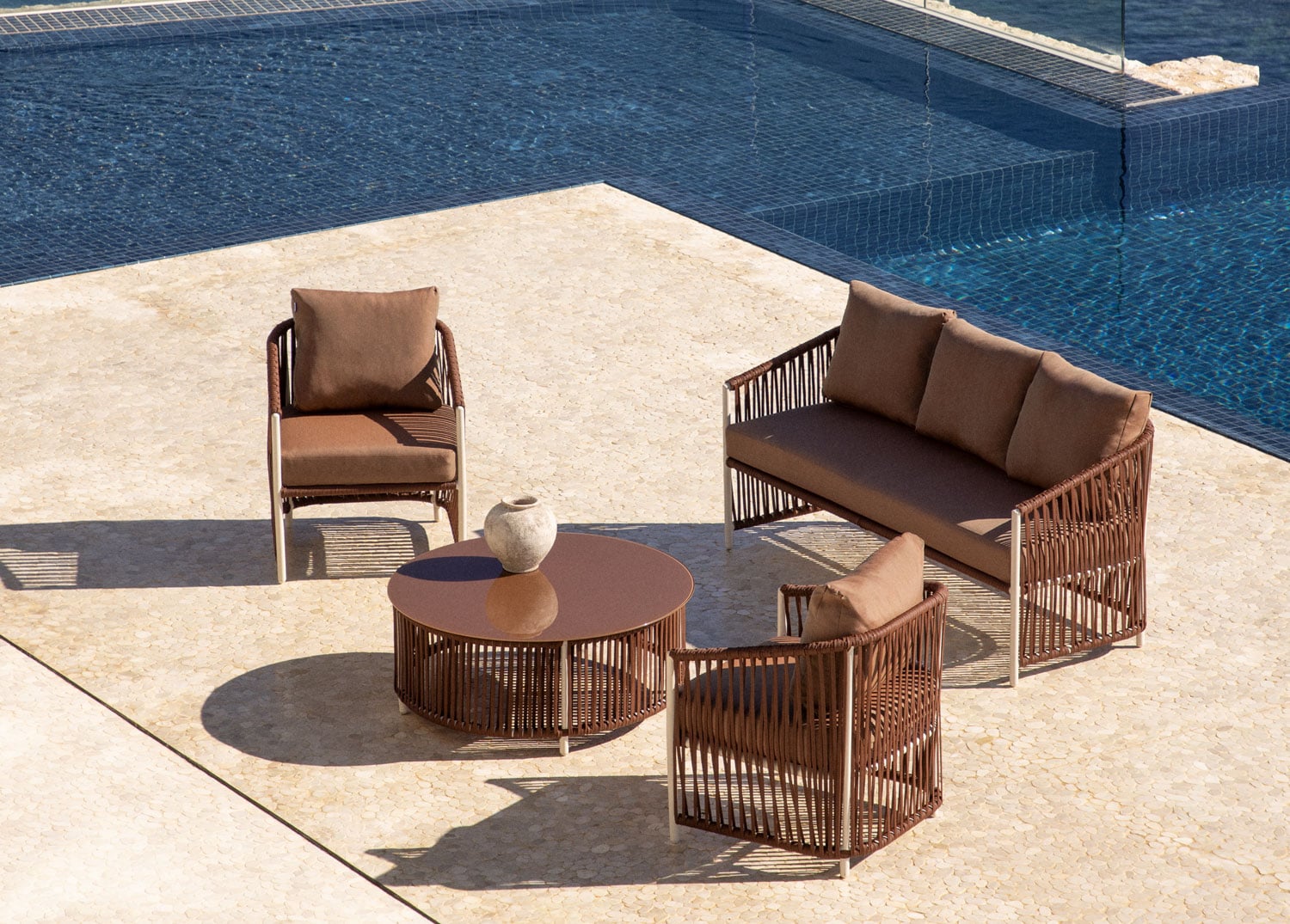 Outdoor furniture set SOPHIE, army green