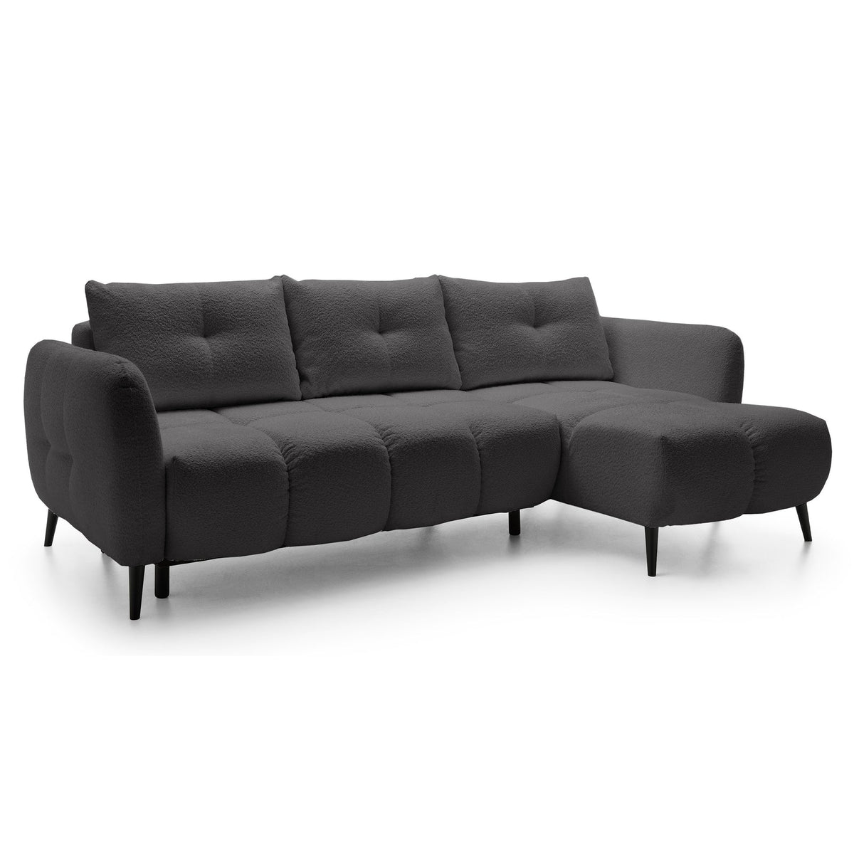 Kampinė sofa RIONACH bouclé