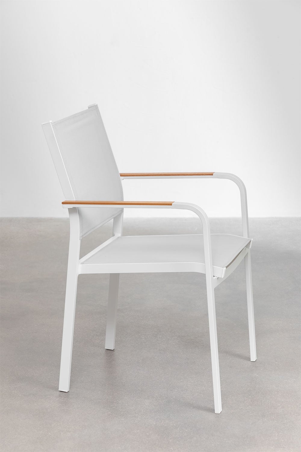 STARMI Outdoor Dining Set, Square, White