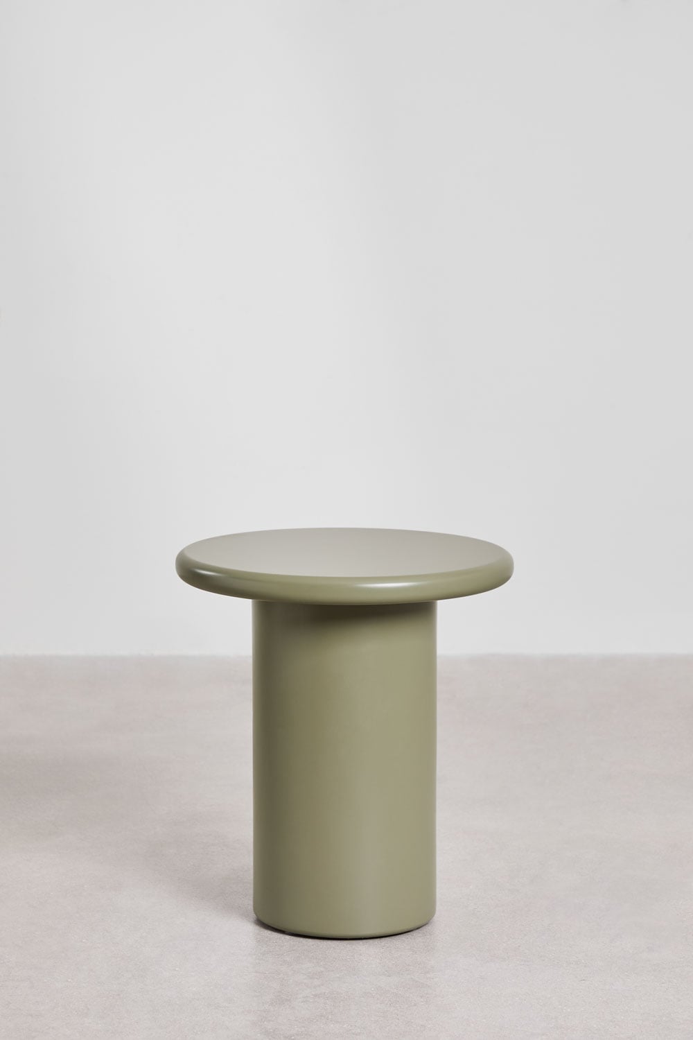 Sānu galds REDO, Ø45 cm, zaļš