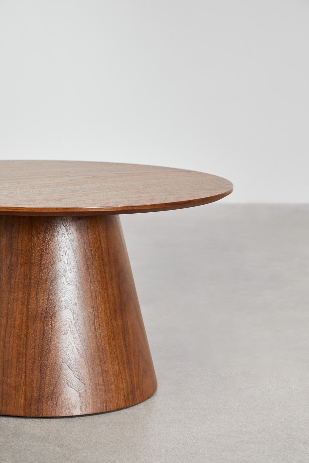 Kavos staliukas AMAOA, MDF su faneruote, apvalus