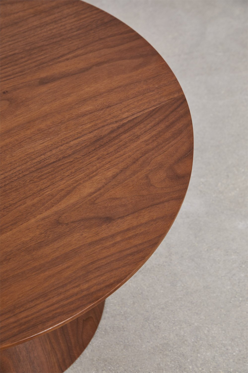 Kavos staliukas AMAOA, MDF su faneruote, apvalus