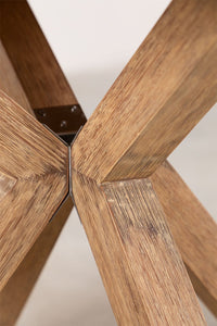 Apvalus stalas NAJELA, Eucalyptus Brown, Ø100 cm