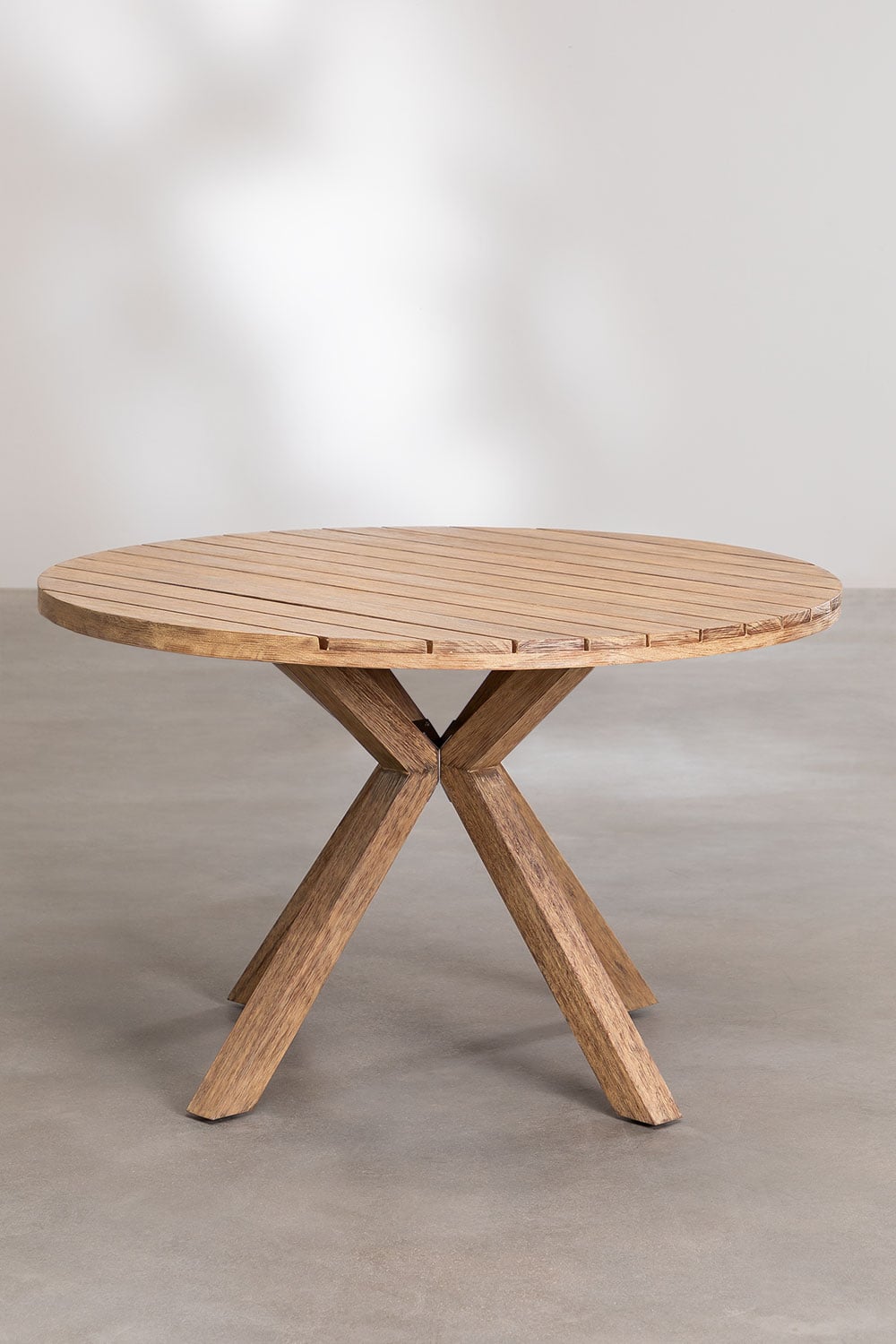 Apvalus stalas NAJELA, Eucalyptus Brown, Ø100 cm