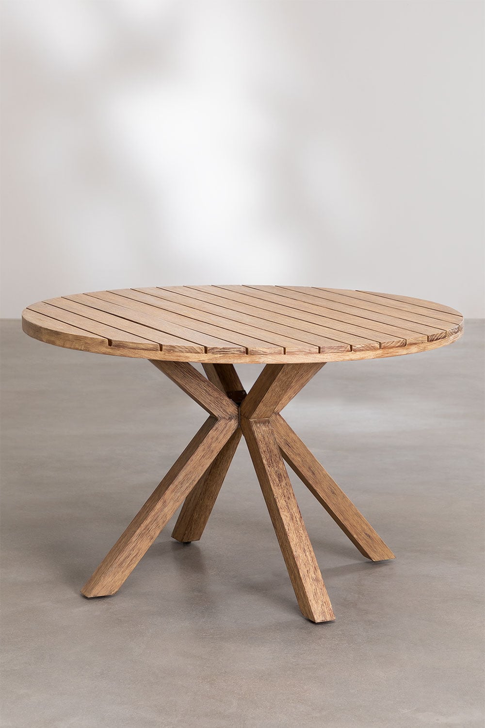 Apvalus stalas NAJELA, Eucalyptus Brown, Ø100 cm