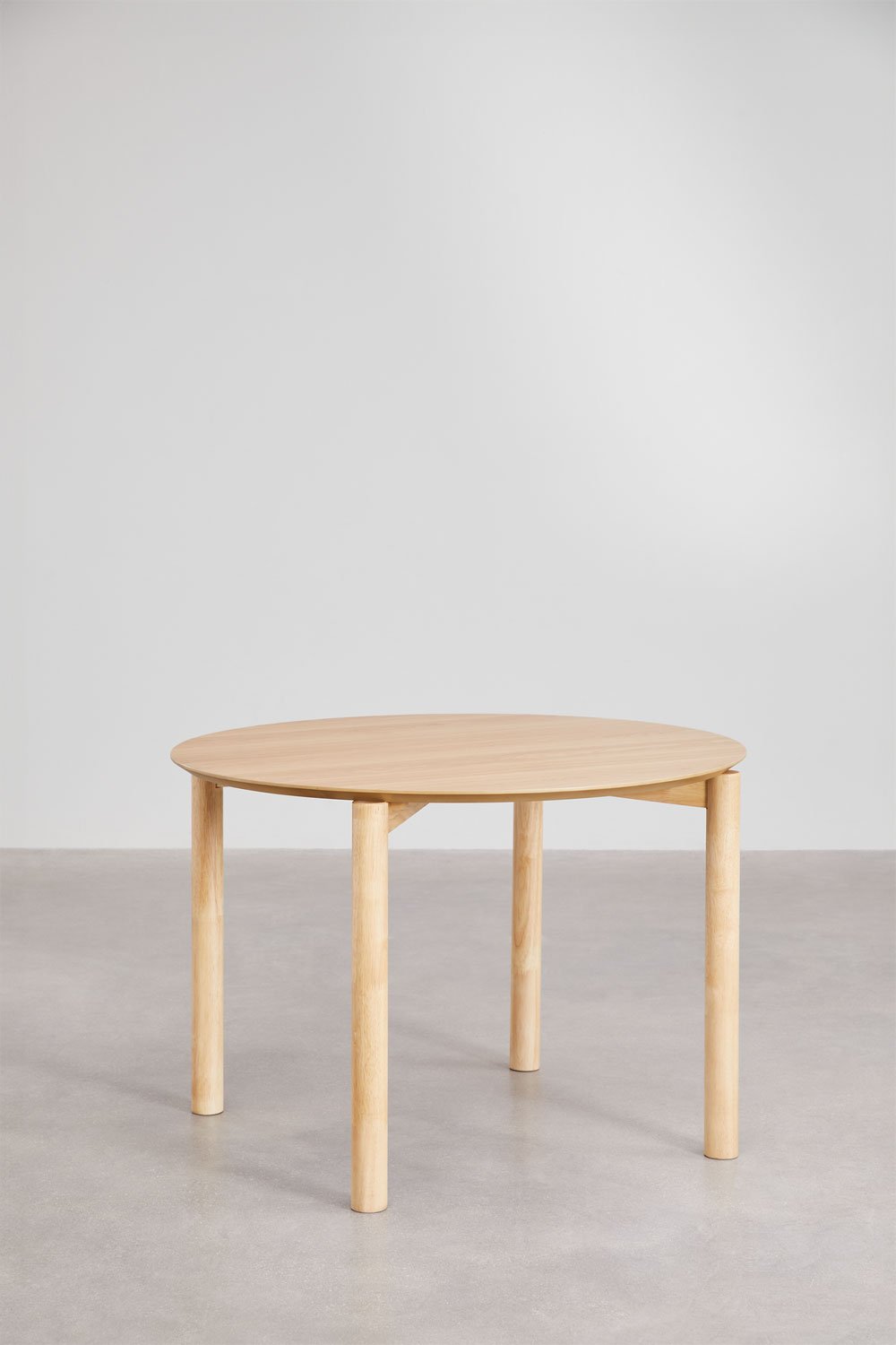 Valgomojo stalas MODEL, Ø110 cm, ąžuolo spalvos