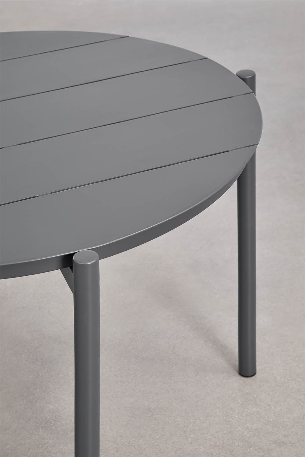ALERO Round Outdoor Table, graphite gray, 110 cm