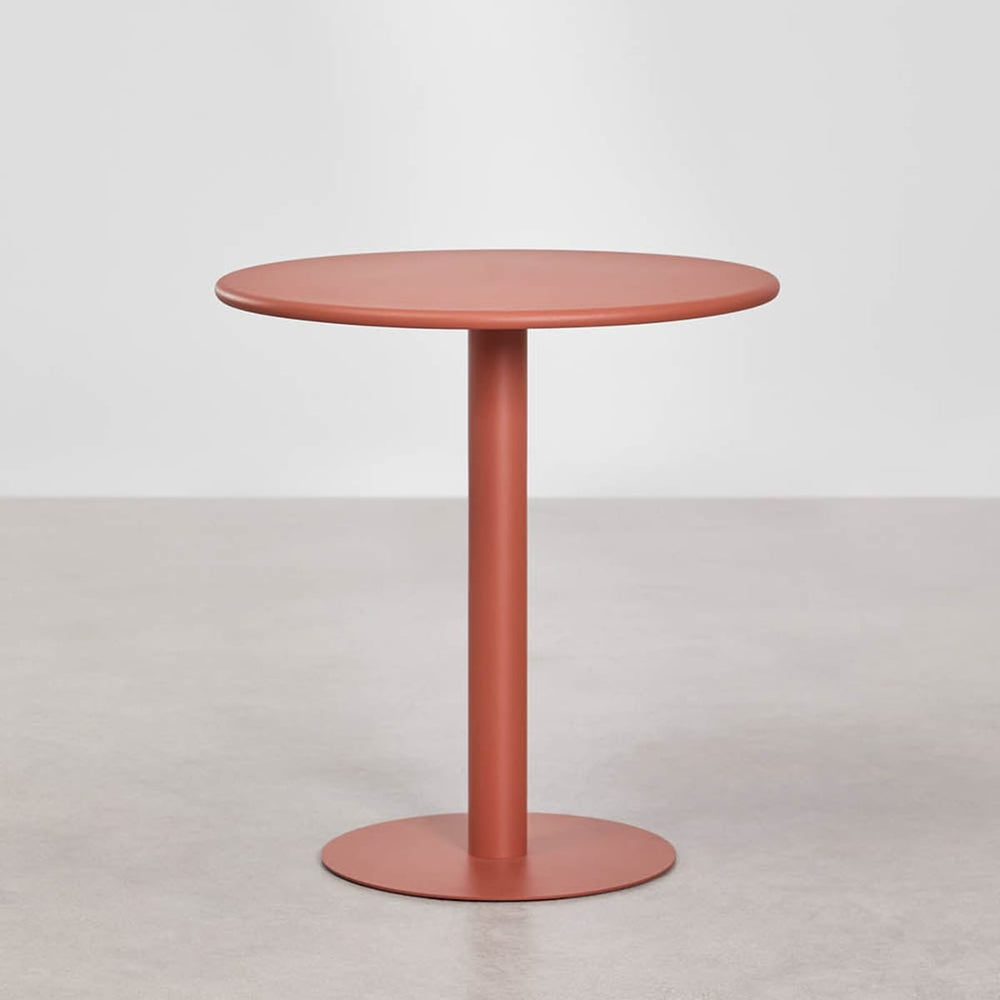 Round table MINTO, terracotta