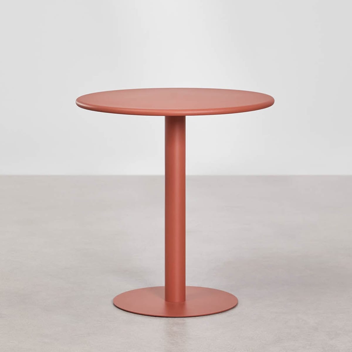 Round table MINTO, terracotta