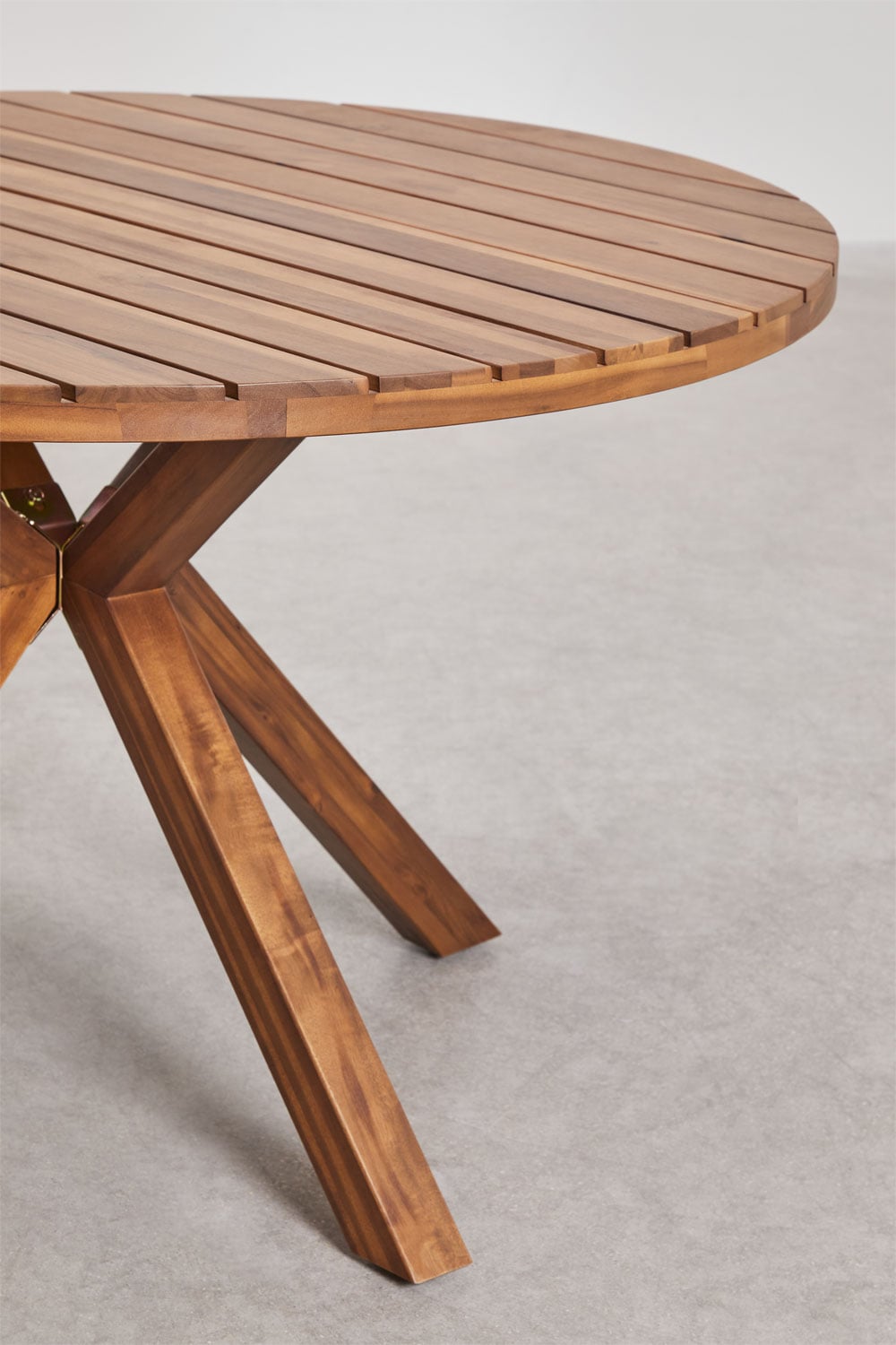 Apvalus stalas EUKALIPTO, akacija