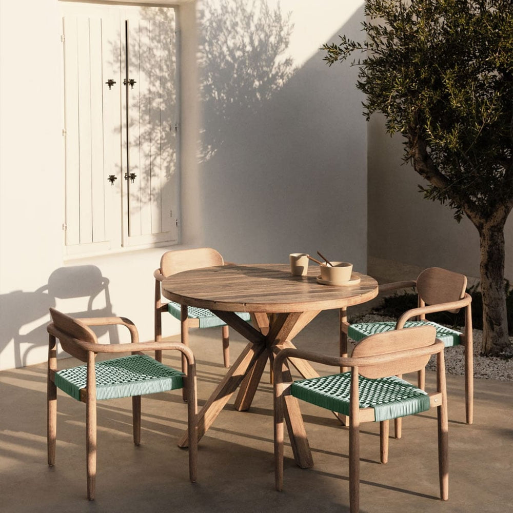 Apvalus stalas EUKALIPTO, eukaliptas (2 var.)