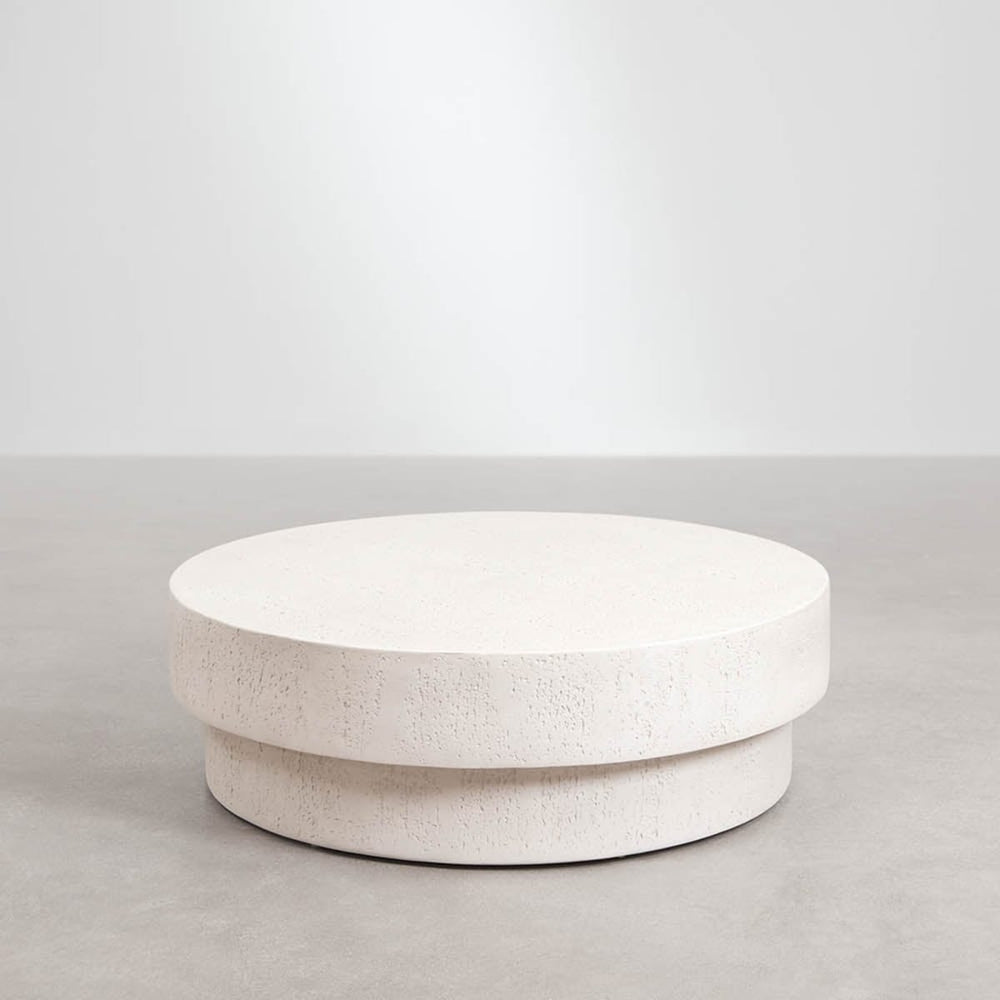 Coffee table CEMINO, white (2 pcs)